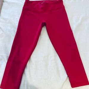 90 Degree By Reflex Women's Pink Capri Leggings